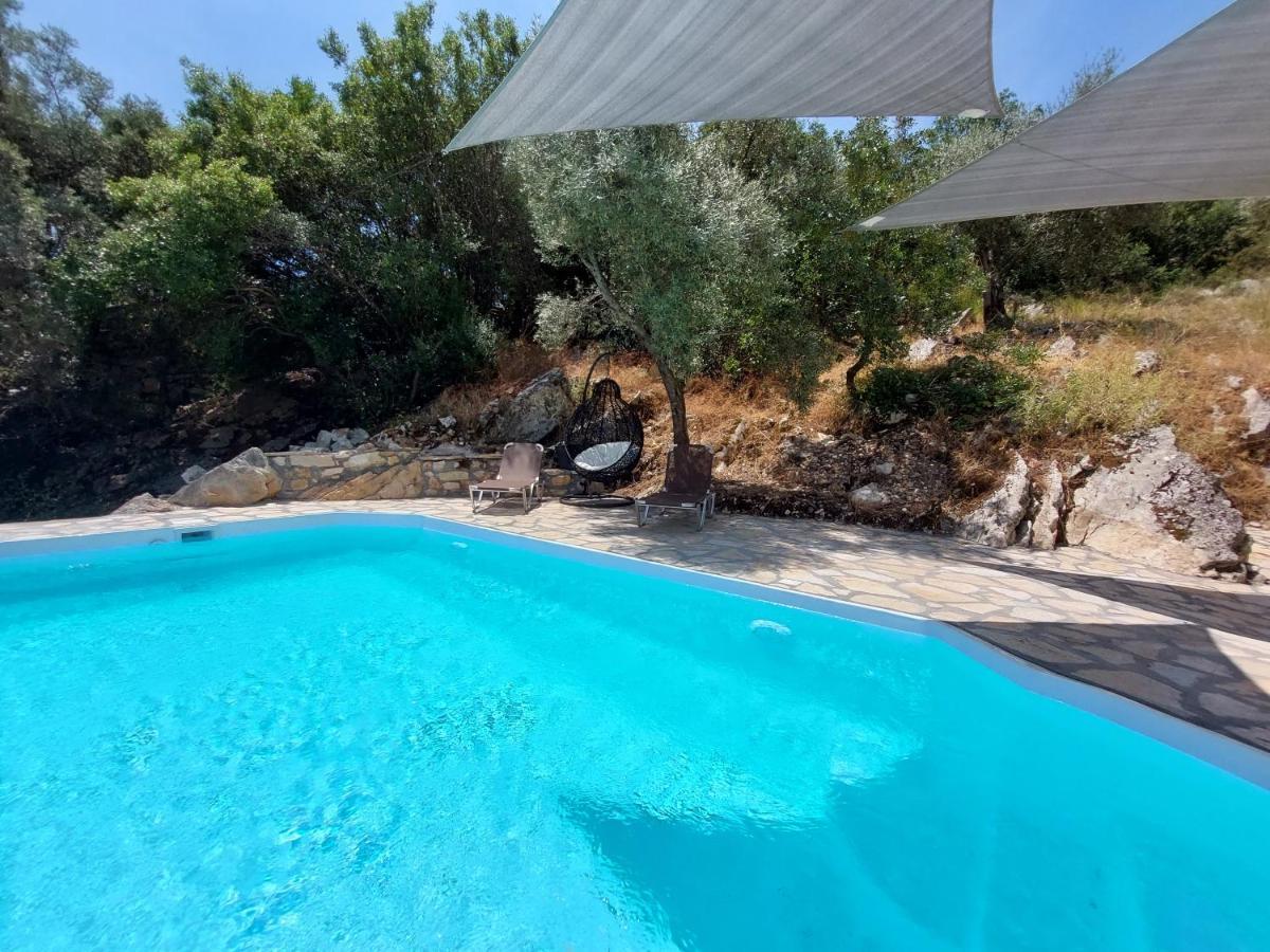Villa Sunrise With Stunning Views And Private Pool Katokhórion Exteriör bild